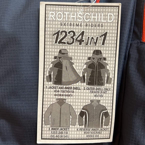 Super warm 4in1  Technical snowboard Rothschild winter coat/jacket. Boy10/12 - Picture 4 of 11